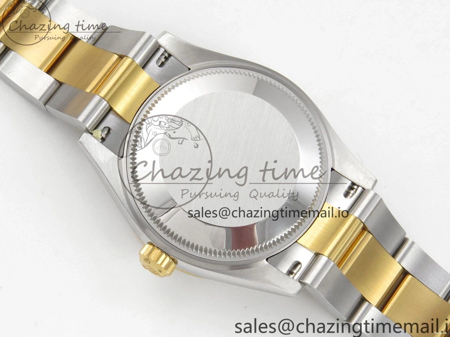 MiroTime 0511 DateJust 31 278383RBR THBF 1:1 Best Edition 904L Steel White Roman Dial Diamonds Bezel on SS YG Oyster Bracelet HZ Cal. Minimalist 44